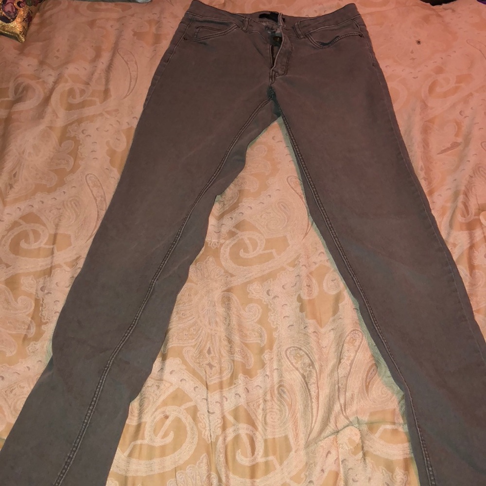 H&M Army Green skinny Jeans